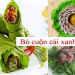 cách làm món thịt bò cuốn lá cải