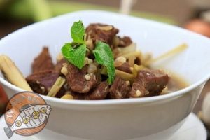 Cách làm thịt bò kho gừng sả