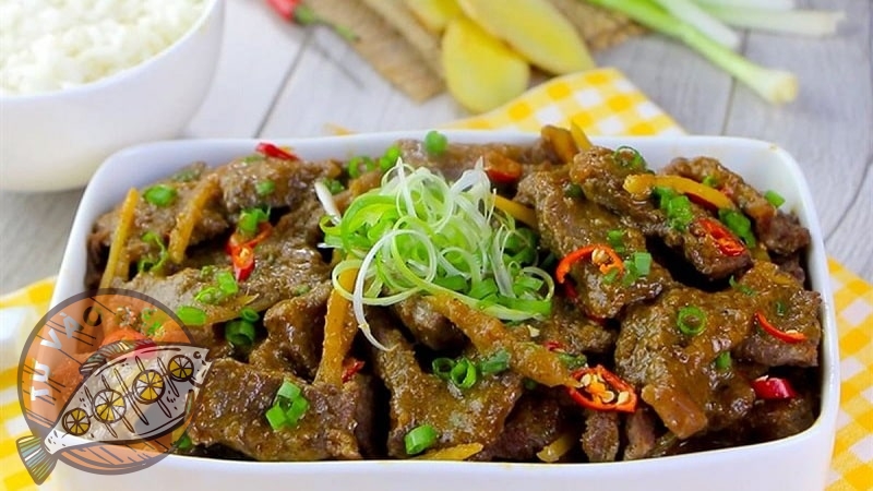 Thịt bò kho gừng